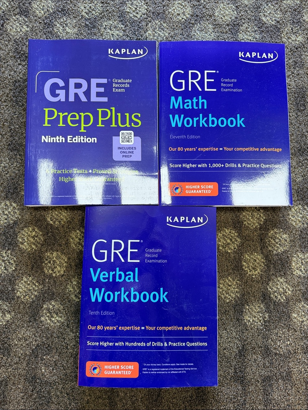 Kaplan GRE Test Prep Books